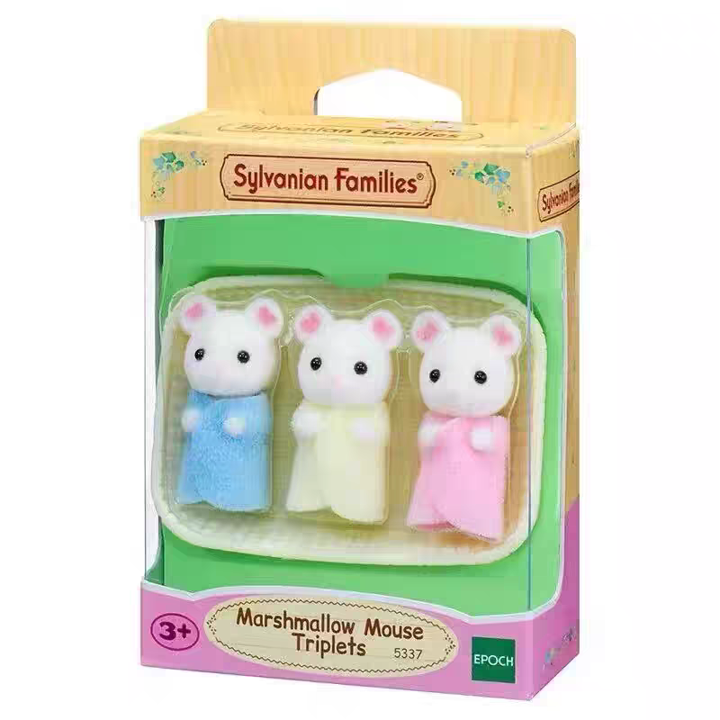 Marshmallow Mouse Triplets