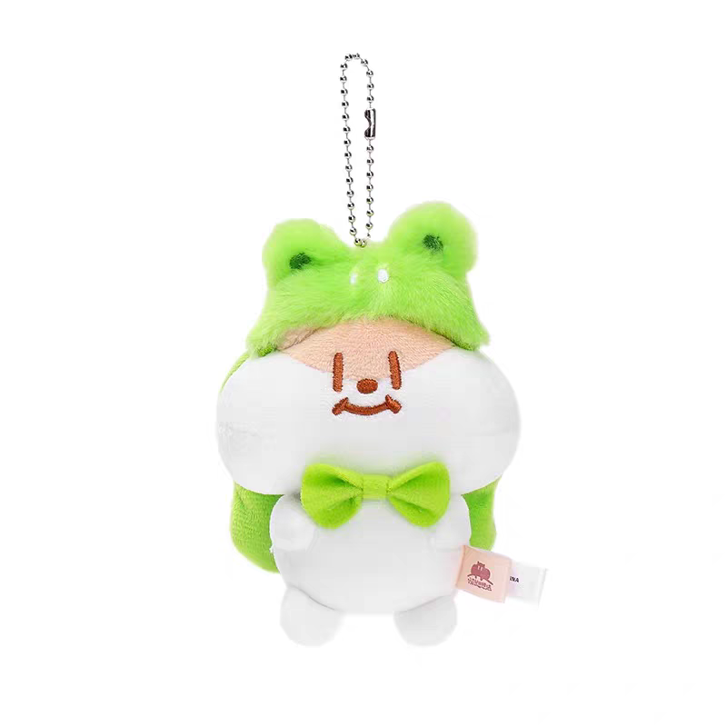 Milk Tea Mouse- Seated Frog Pendant 12*9cm