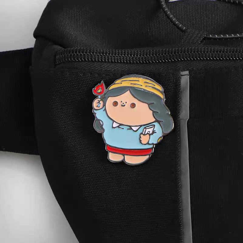 (Badge - Fridge Magnet) Little Match Girl Goddess