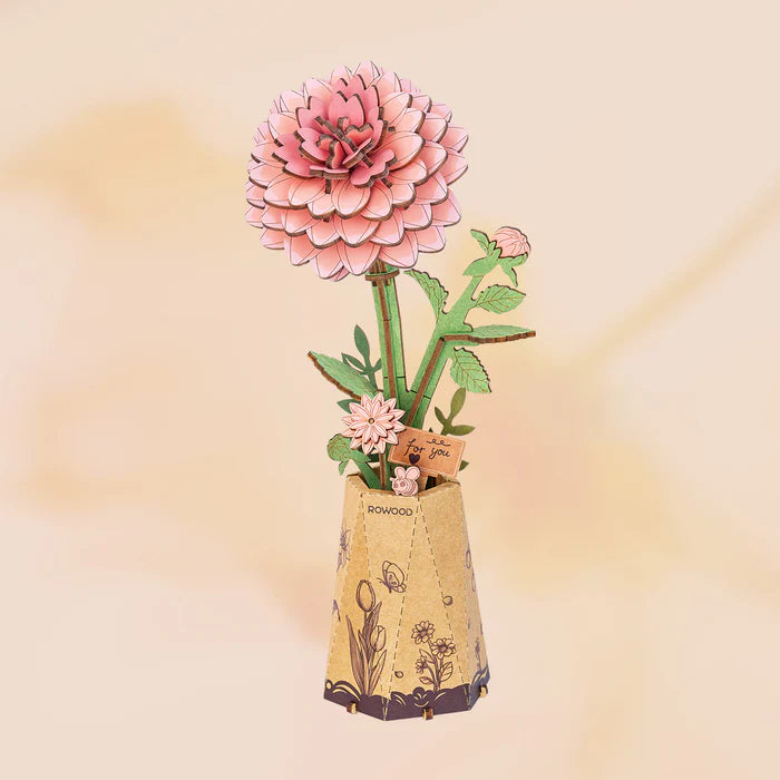 Rolife Pink Dahlia