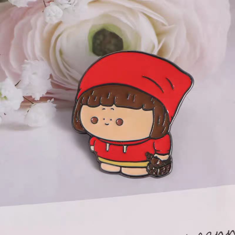 (Badge - Fridge Magnet) Brave Little Red Riding Hood