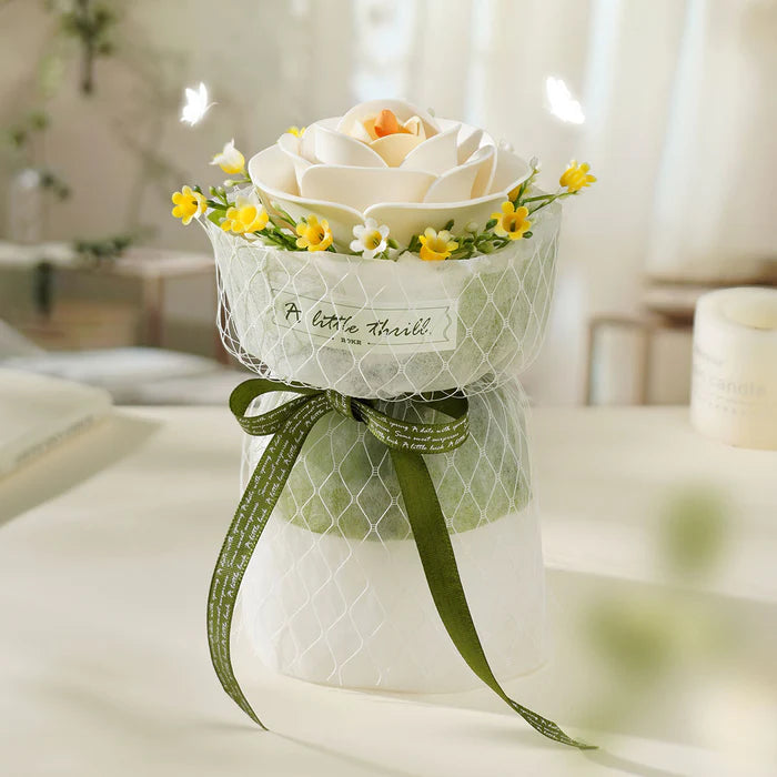 Rolife White Camellia DIY 3D Puzzle Model