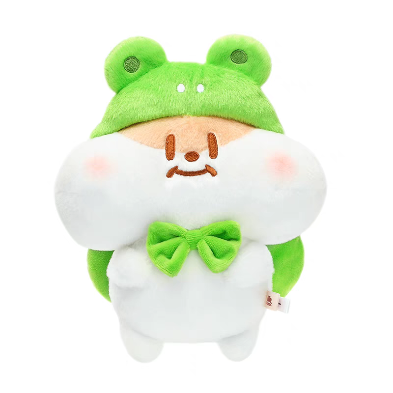 Milk Tea Mouse- Seated Frog Pendant 12*9cm