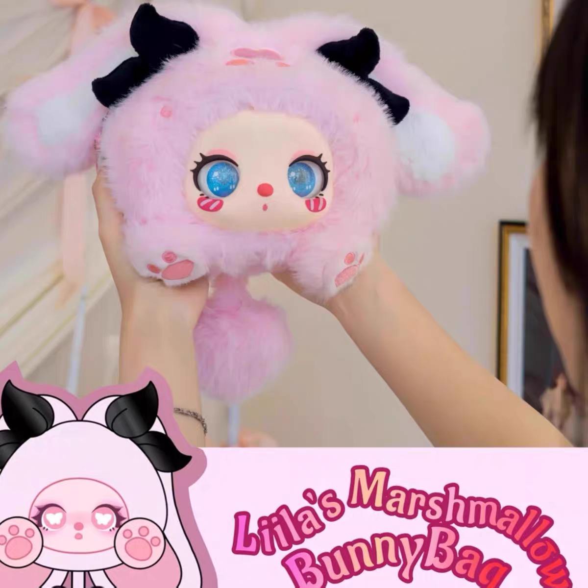 Liila's Marshmallow Bunny Bag Plush