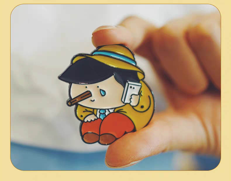 (Badge - Fridge Magnet) Pinocchio