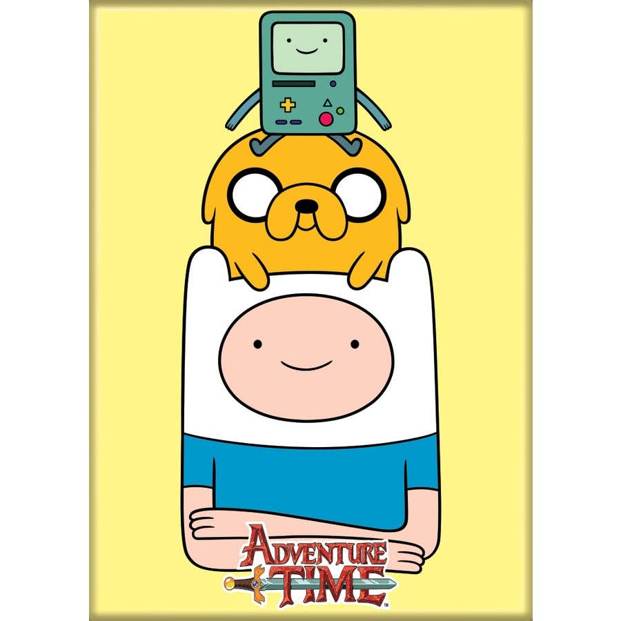Adventure Time Finn Jake and BMO Magnet