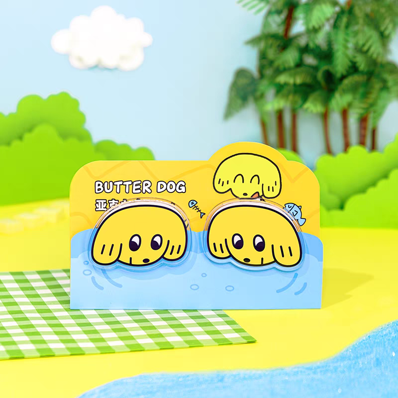 Butter Dog Acrylic Clip