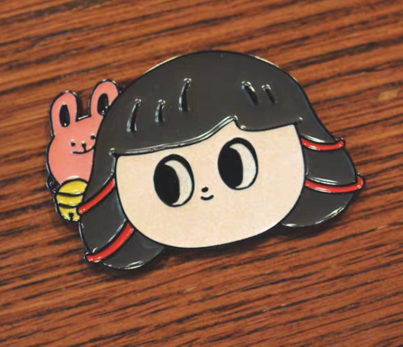 (Badge - Fridge Magnet) Waka-hime