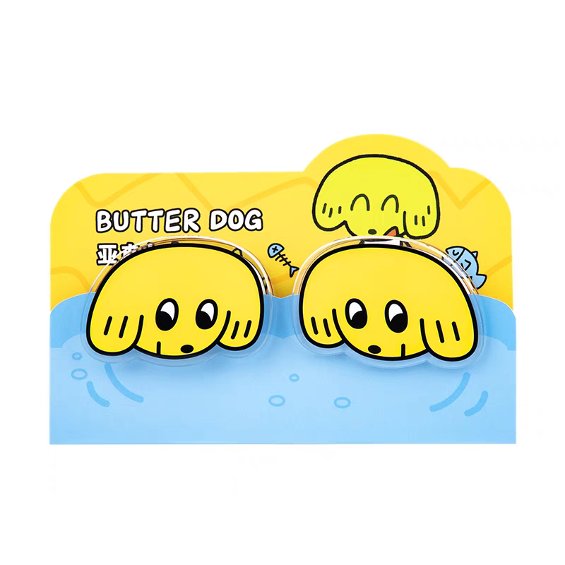 Butter Dog Acrylic Clip