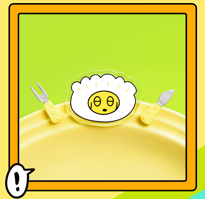Butter Dog- Food Acrylic Clips