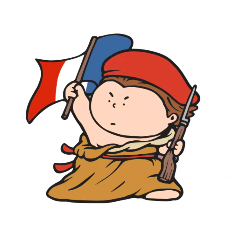 (Badge - Fridge Magnet) Liberty Leading the People