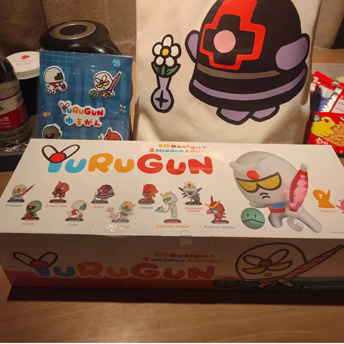 Bandai YURUGUN Gundam Emoji Keychain