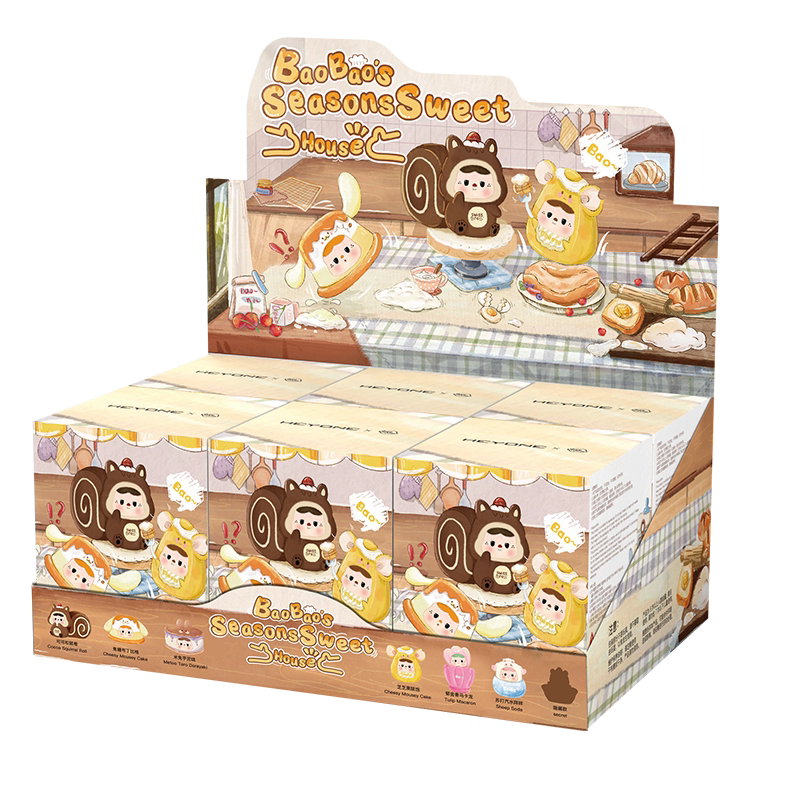 Heyone Baobao's Seasons Sweet House Stress-Relief Squishy Blind Box