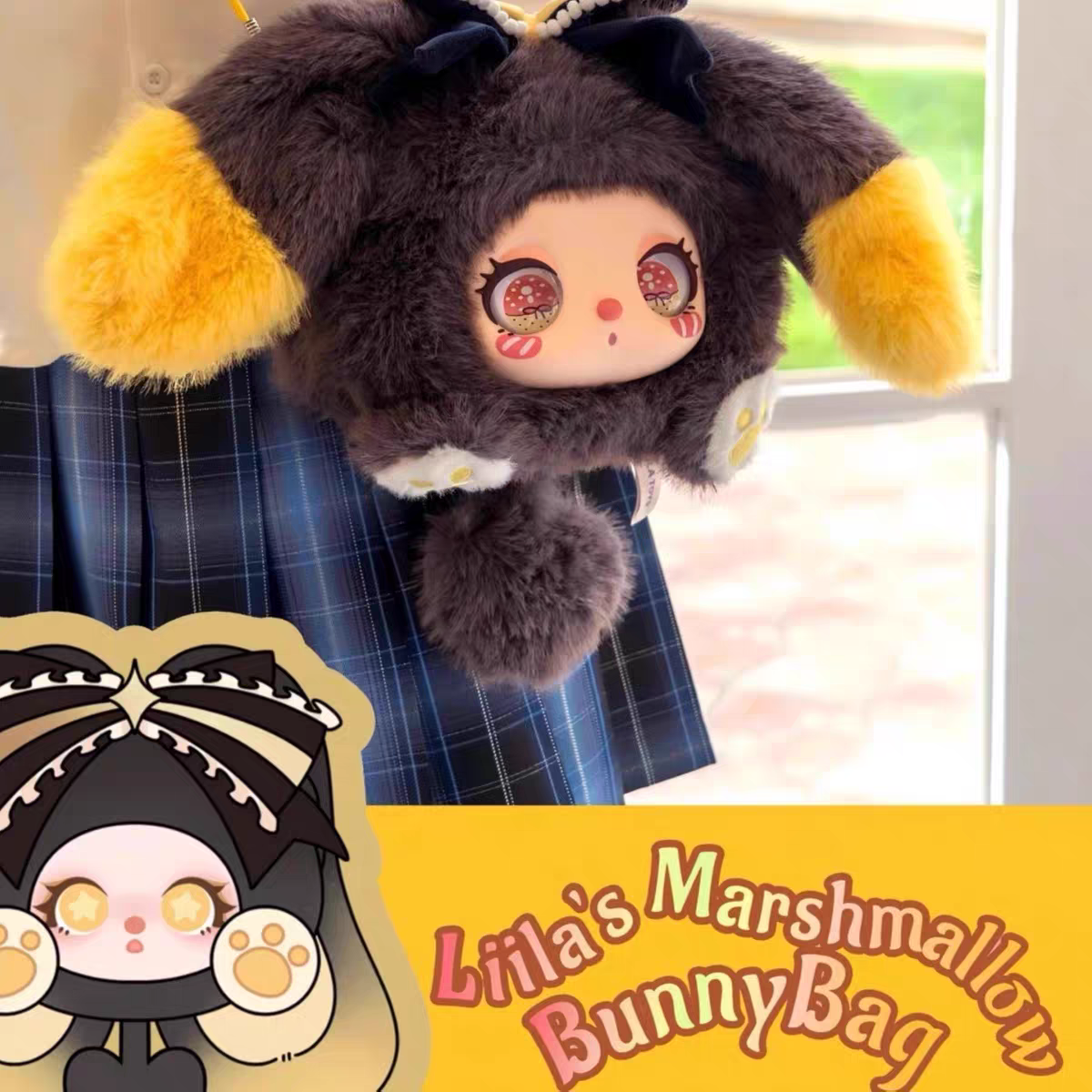 Liila's Marshmallow Bunny Bag Plush