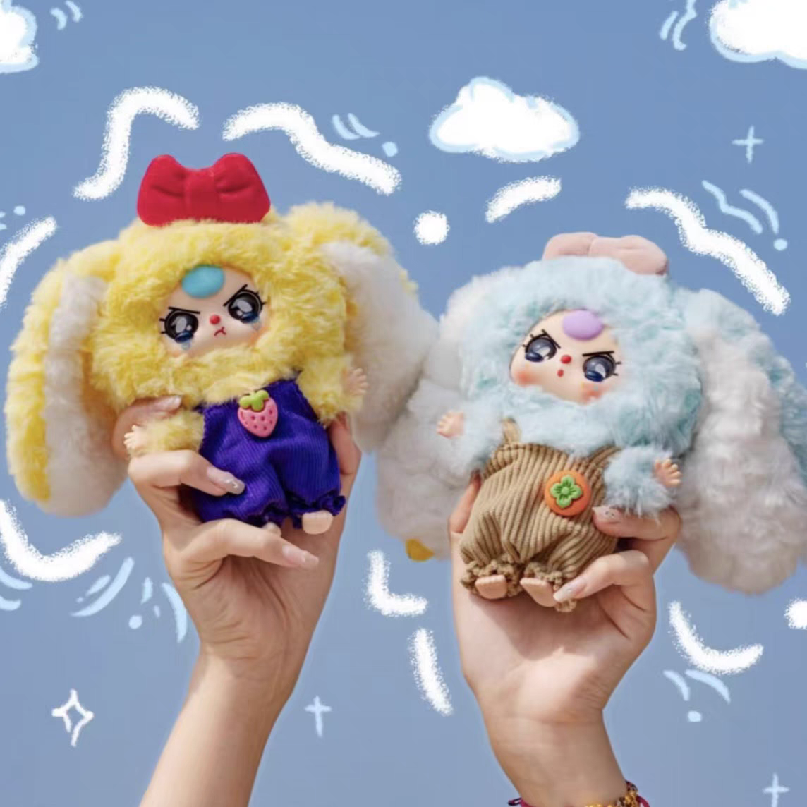 Baby Three Macaron Cute Bunny V2 Blind Box