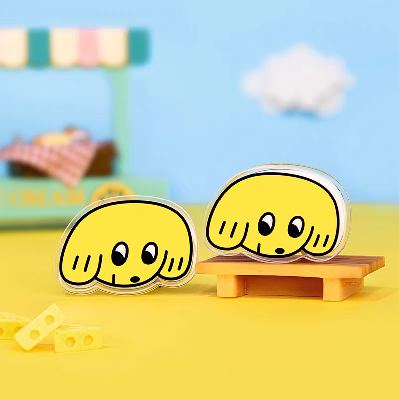 Butter Dog Acrylic Clip