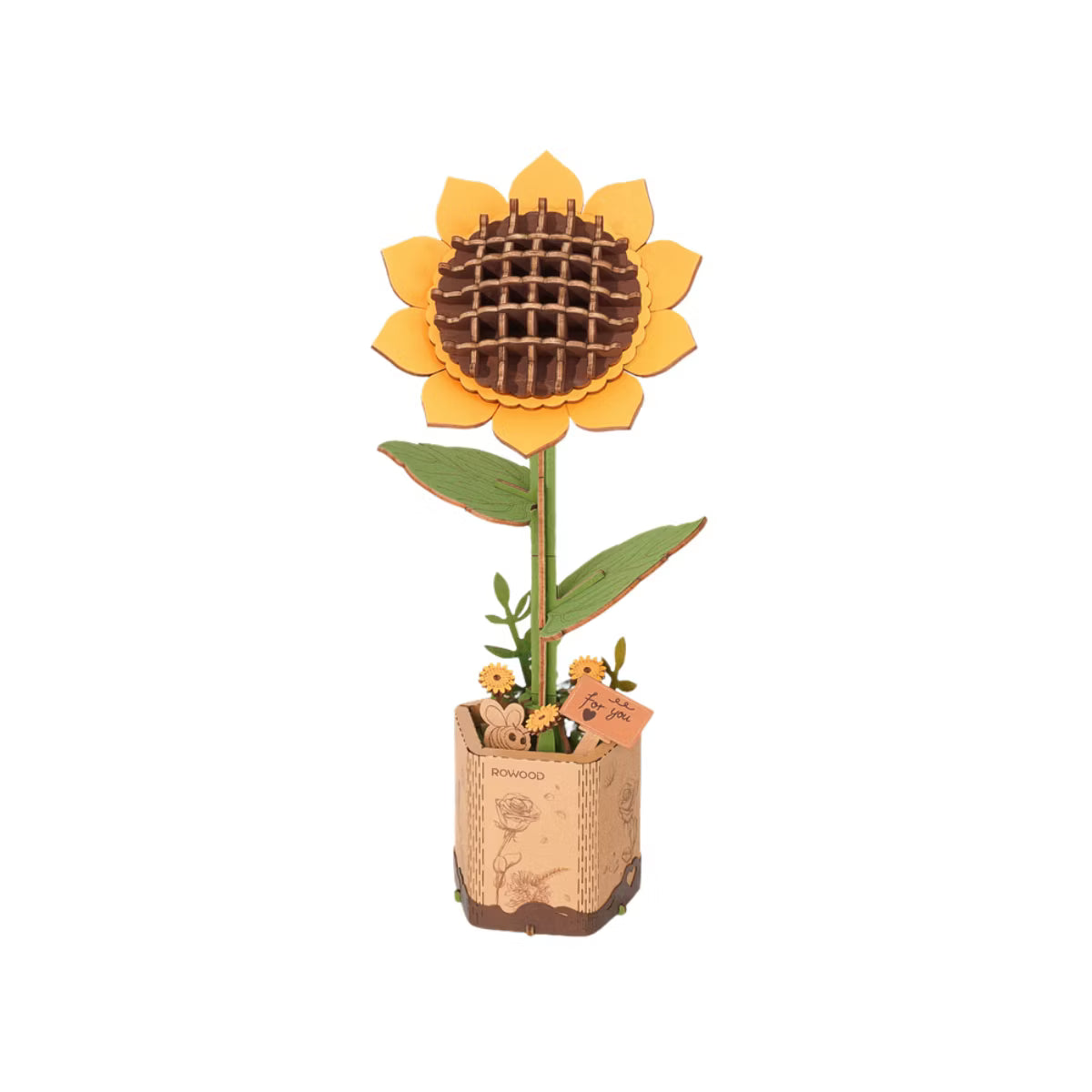 Rolife Sunflower Wood Craft