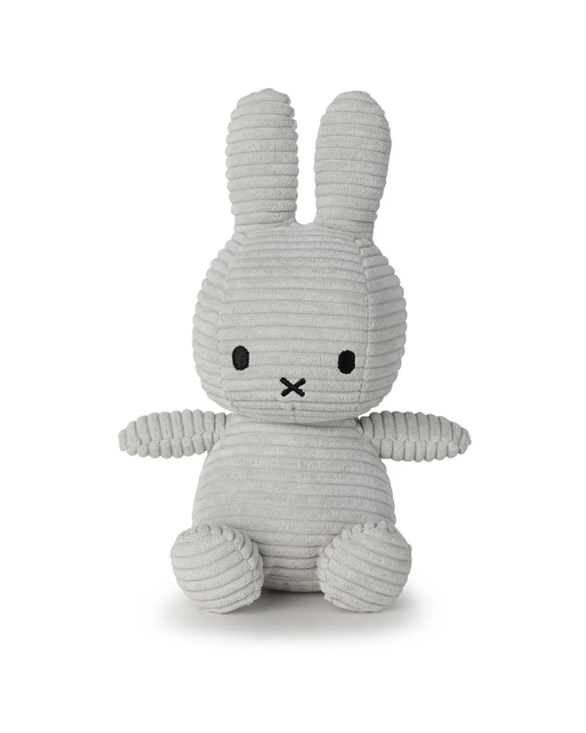 Plush MIFFY Sitting Corduroy 9" - Soft Grey / 9"