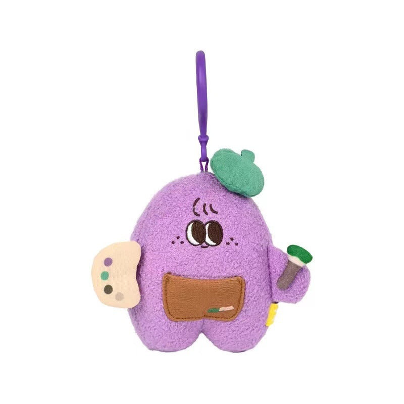 11cm Honey Jar Eggplant Purple Keychain