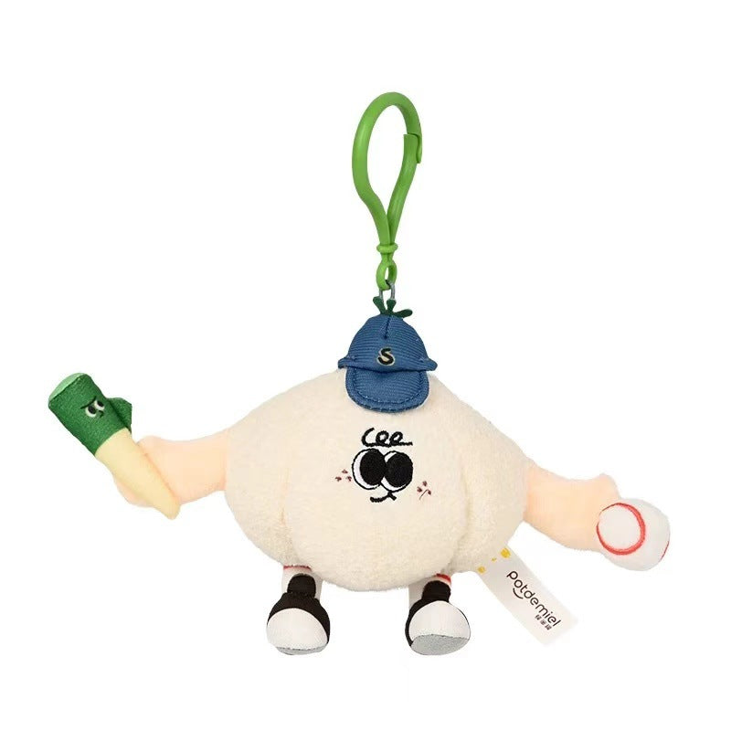 11cm Honey Jar Garlic Ball Keychain