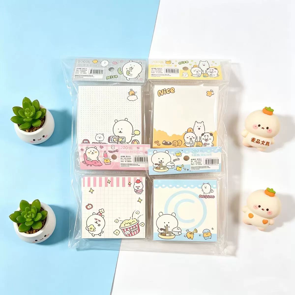 Self-Mocking Bear Sticky Note Pad