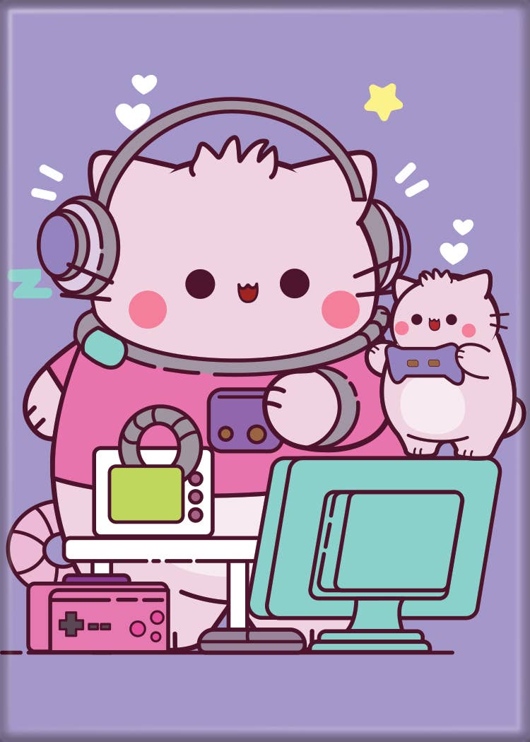 Pembe and Little Pembe Video Game Magnet
