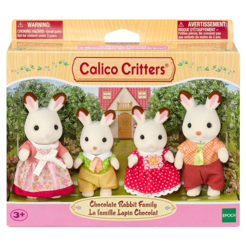Bl Chocolate Rabbit Fam Calico Critters
