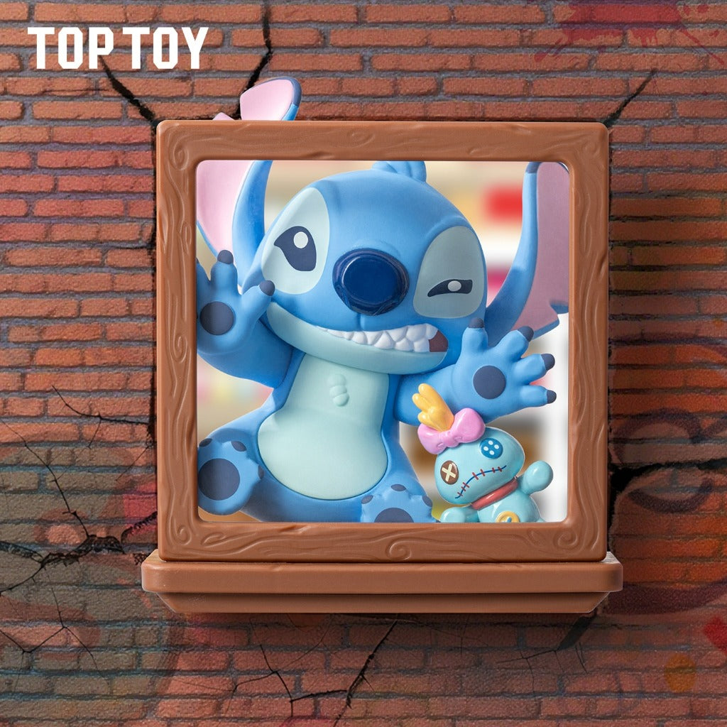 TOPTOY Disney Stitch City Adventure Series Figures Blind Box