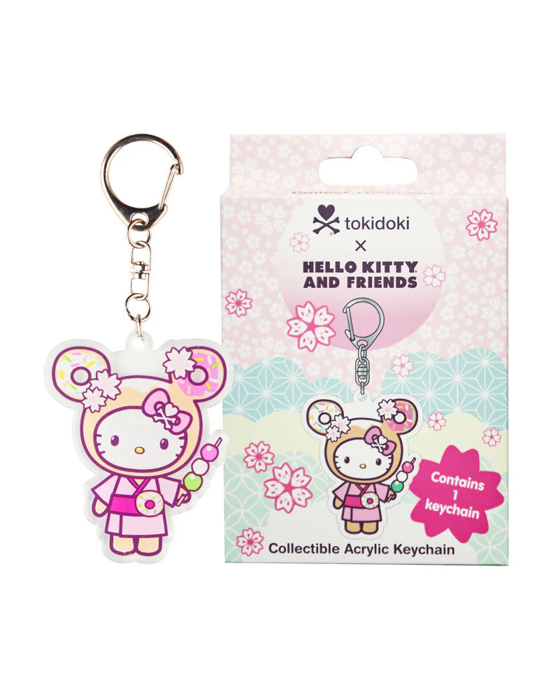 Tokidoki x Hello Kitty & Friends Cherry Blossom Acrylic Keychain Blind Box