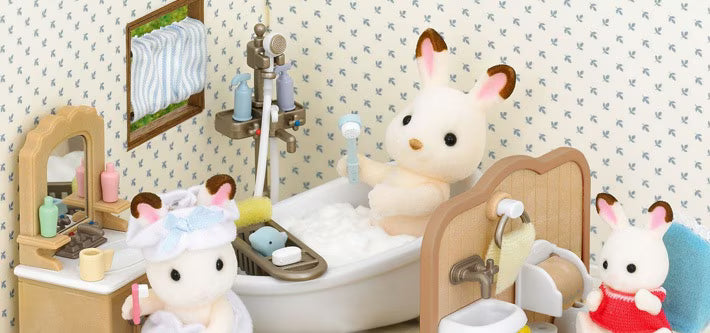 Calico Critters Country Bathroom Set