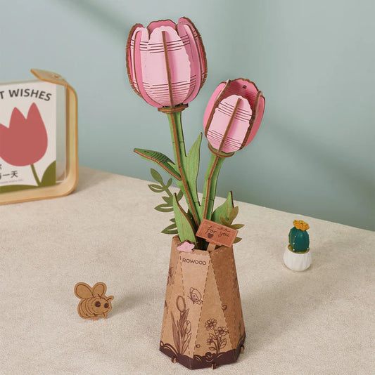 Rolife Pink Tulip