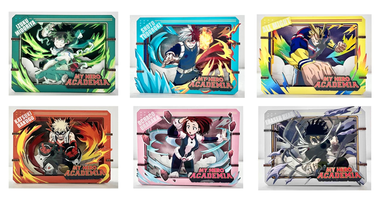 My Hero Academia Wooden Gallery-S Battle Moment