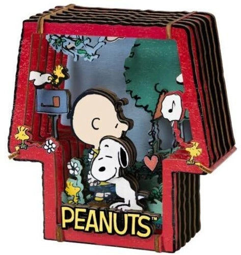 Snoopy Wooden Theater Healing Hug 3D Puzzles