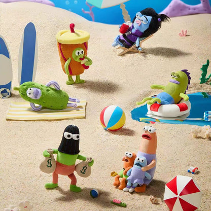 A Day with the Residents of Bikini Bottom Plush Pendant Blind Box