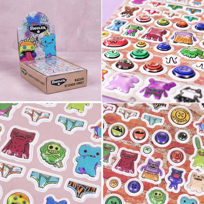 Fuggler Raised Sticker Sheet