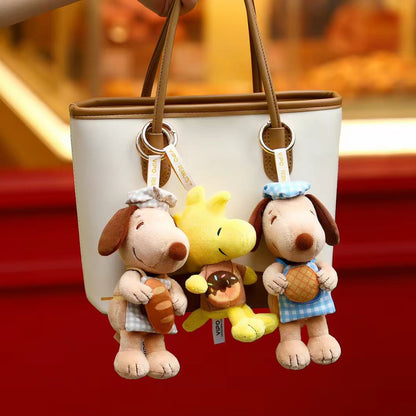 VIPO x Peanuts Snoopy Plush Keychains Bakery Series Blind Box