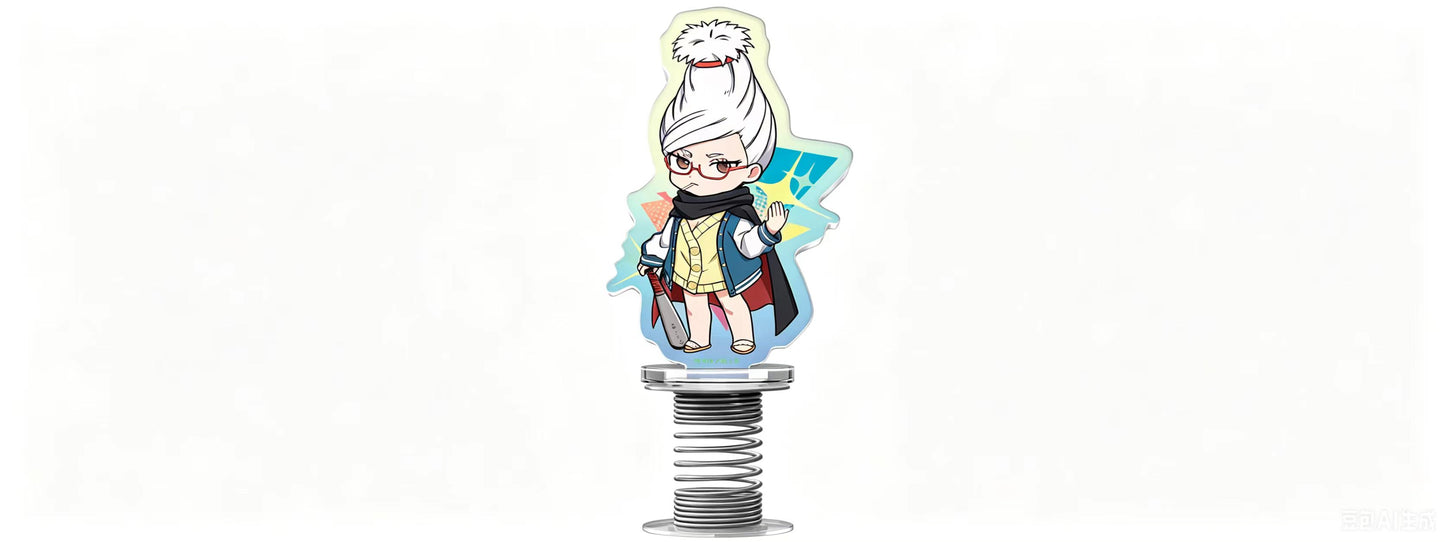 DAN DA DAN Acrylic Stand - Steamwave Dot Spring Rocking Stand