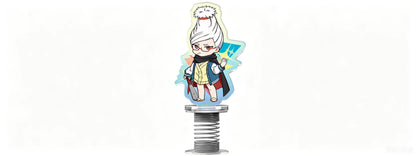DAN DA DAN Acrylic Stand - Steamwave Dot Spring Rocking Stand