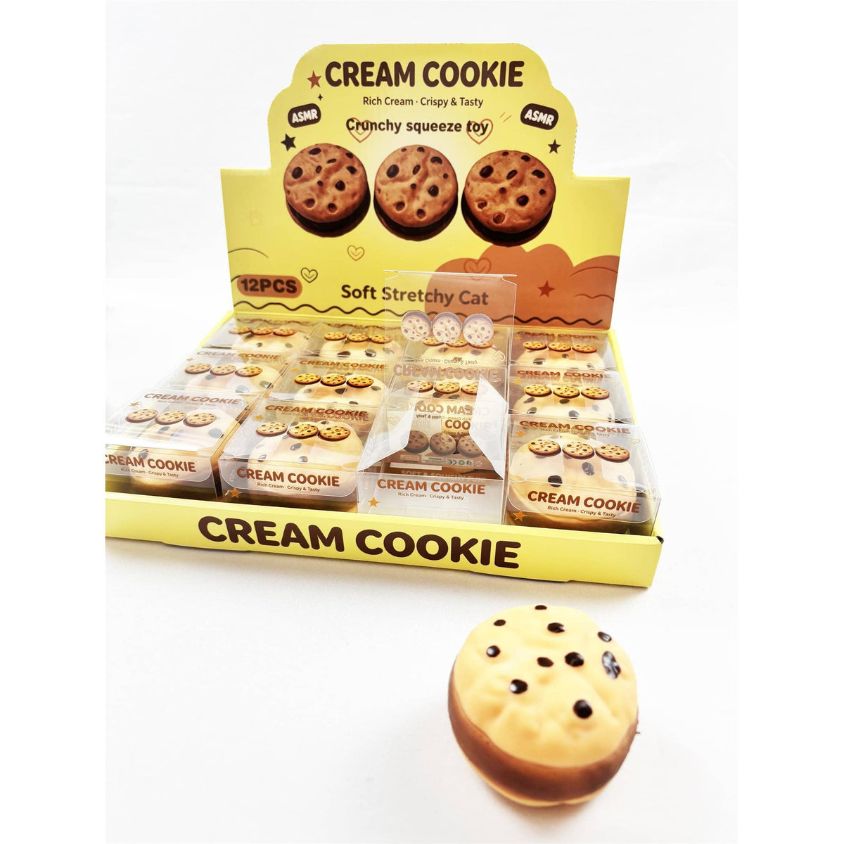 Crunchy Cream Cookie Squishy: ONE / ONE(12)