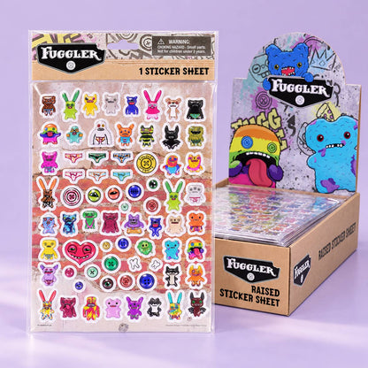 Fuggler Raised Sticker Sheet
