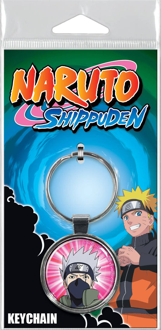 Naruto Kakasi on Pink Keychain