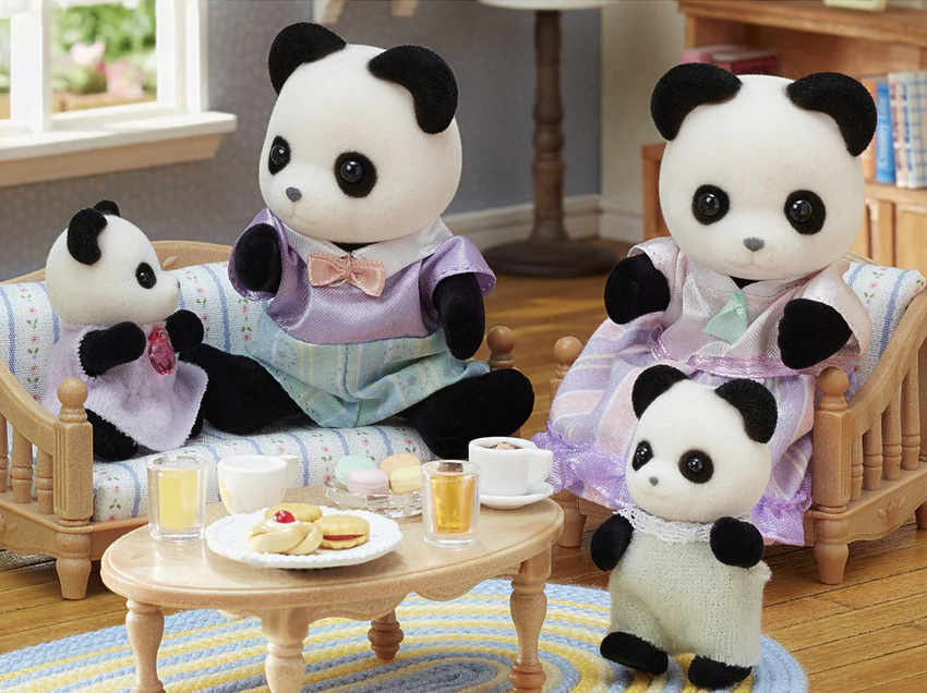 EPOCH Pookie Panda Family