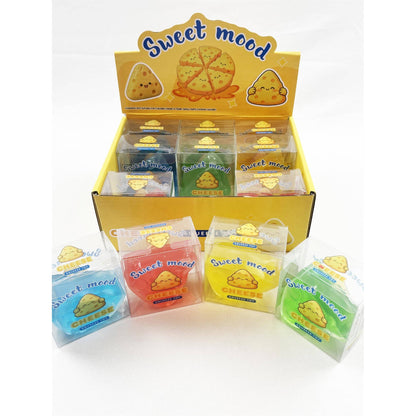 Colorful Cheese Wedge Coconut Oil Squishy Toy: MIX COLOR