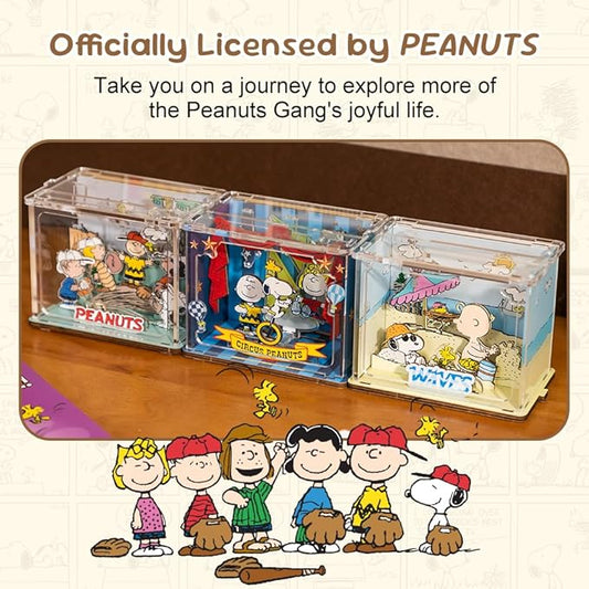 Snoopy Mini Scene Chilling at the Beach 3D Puzzles