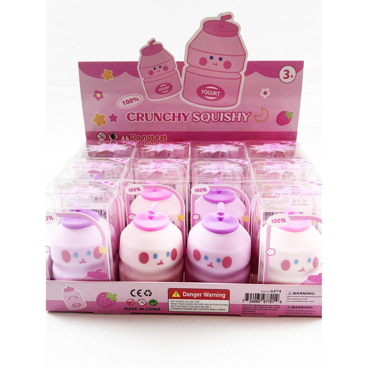 Crunchy Yogurt Bottle Squishy: MIX COLOR