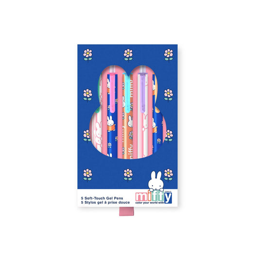 Miffy Dreamy Petals Soft-Touch Gel Pen Set