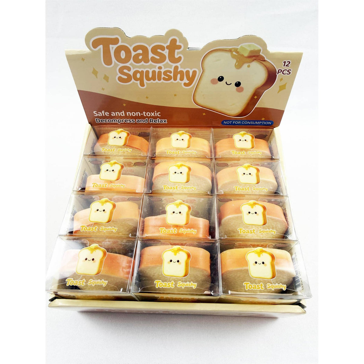 Crunchy Toast Squishy Toy: ONE