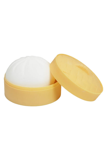 Solid White Dumpling Fluffy Slime Squishy Bao Bun: WHITE