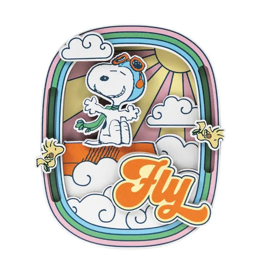 Snoopy Magnet Pilot Dreams 3D Wooden Puzzles