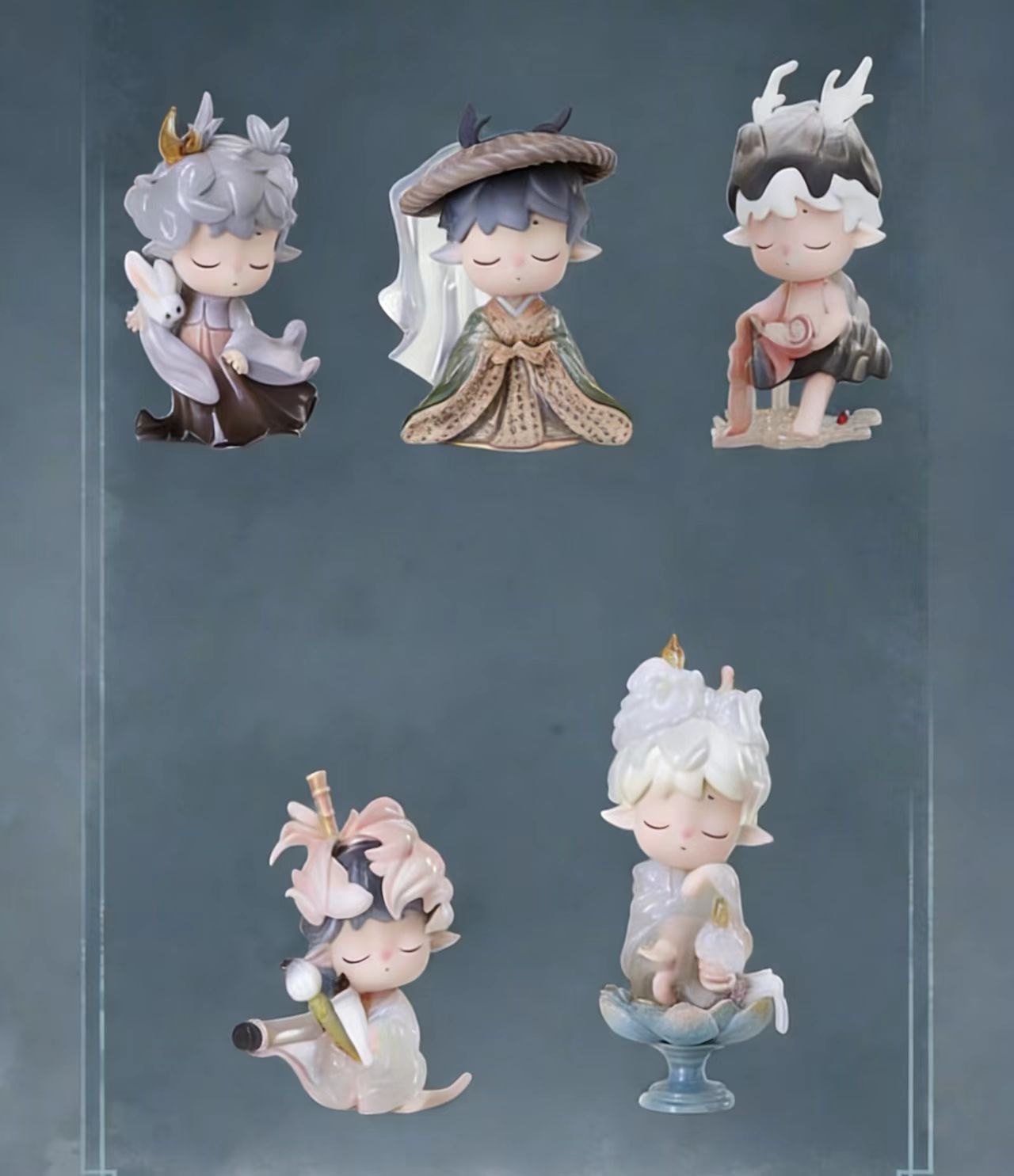 MIMI Neo-Chinese Style: The Poetry of Time in Four Seasons Action Figure Blind Box